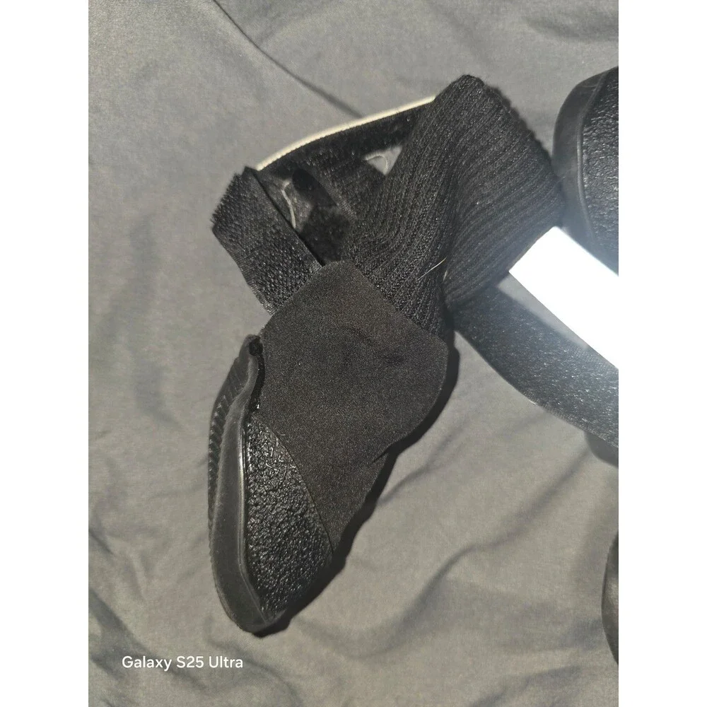 Water Resistant Large All Weather Dog Boots w/ Reflective Strap & Rubber Sole!